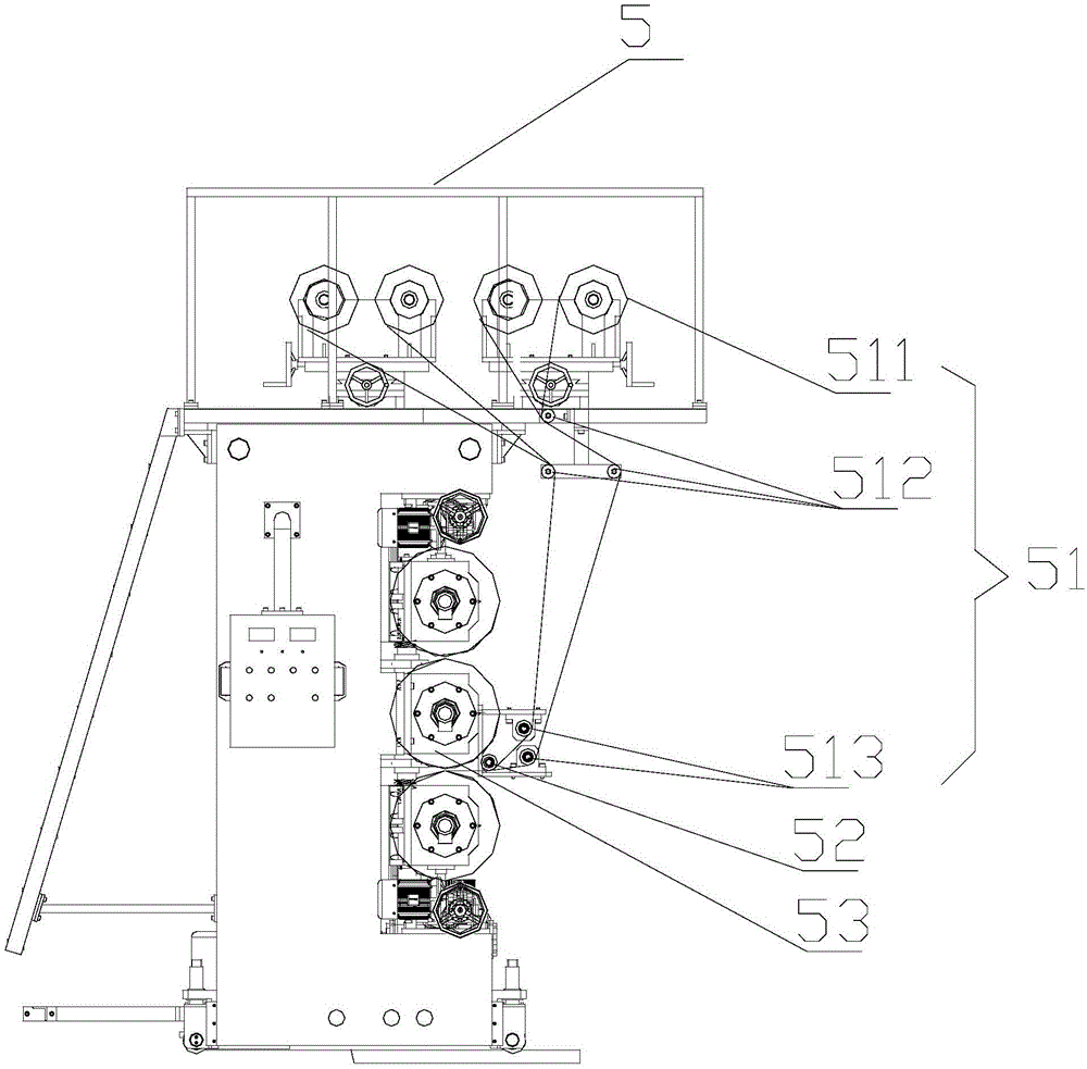 One-time machining molding mechanism for PVC sheet floor