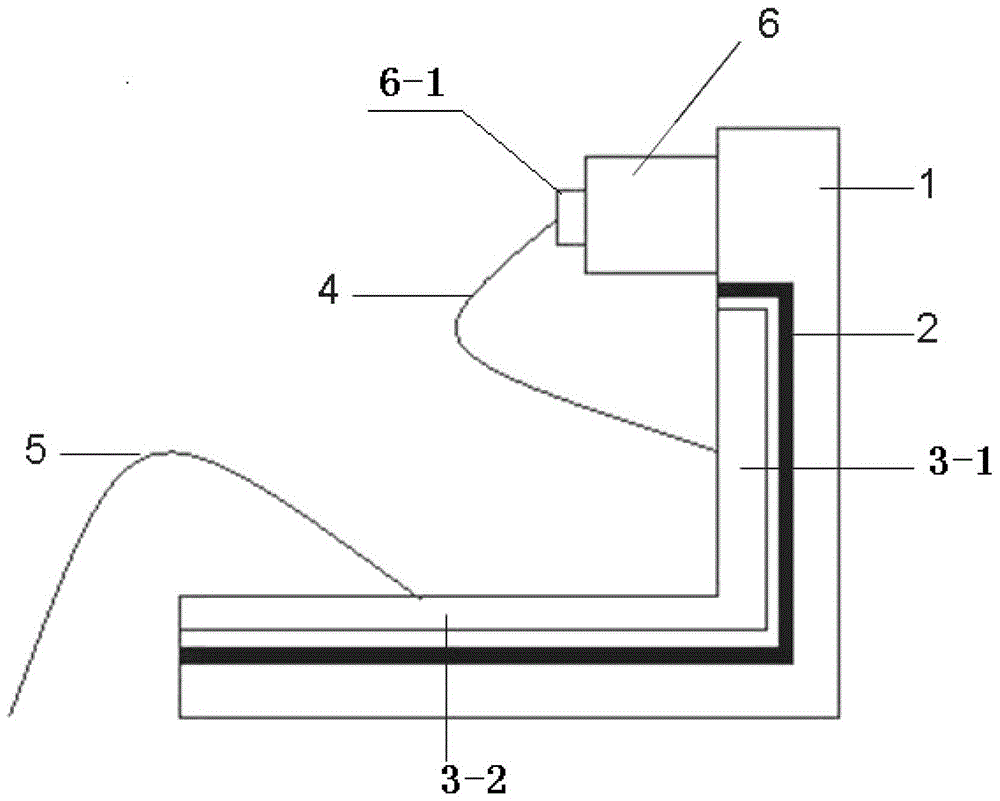 SMD laser packaging structure and packaging method in optoelectronic circuit