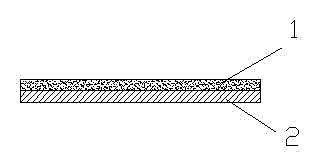 Double-sided bonding sheet for hard and soft combined plate and manufacturing method thereof