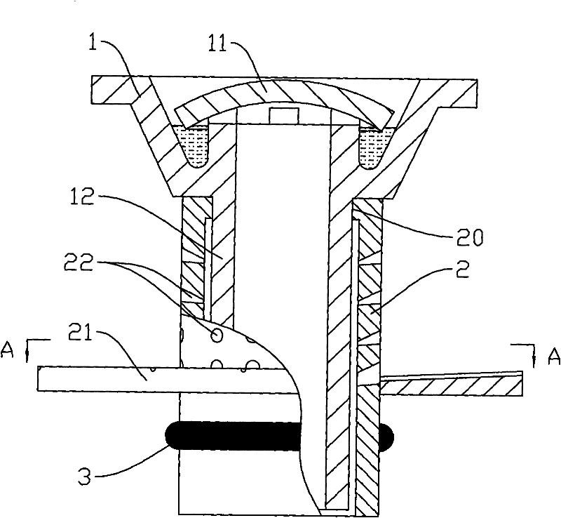 Auxiliary water seepage deodorant floor drain