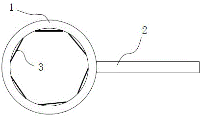 Yarn guiding ring