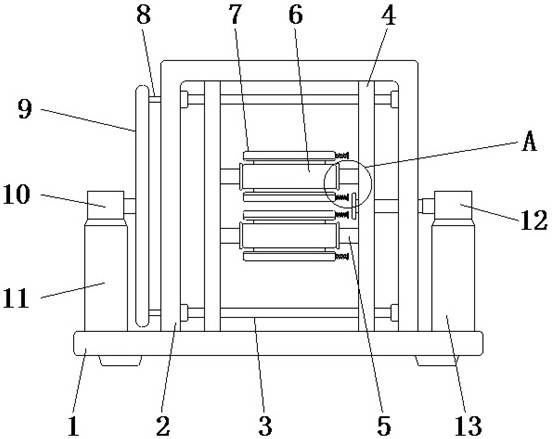 An air column automatic cutting robot for express packaging