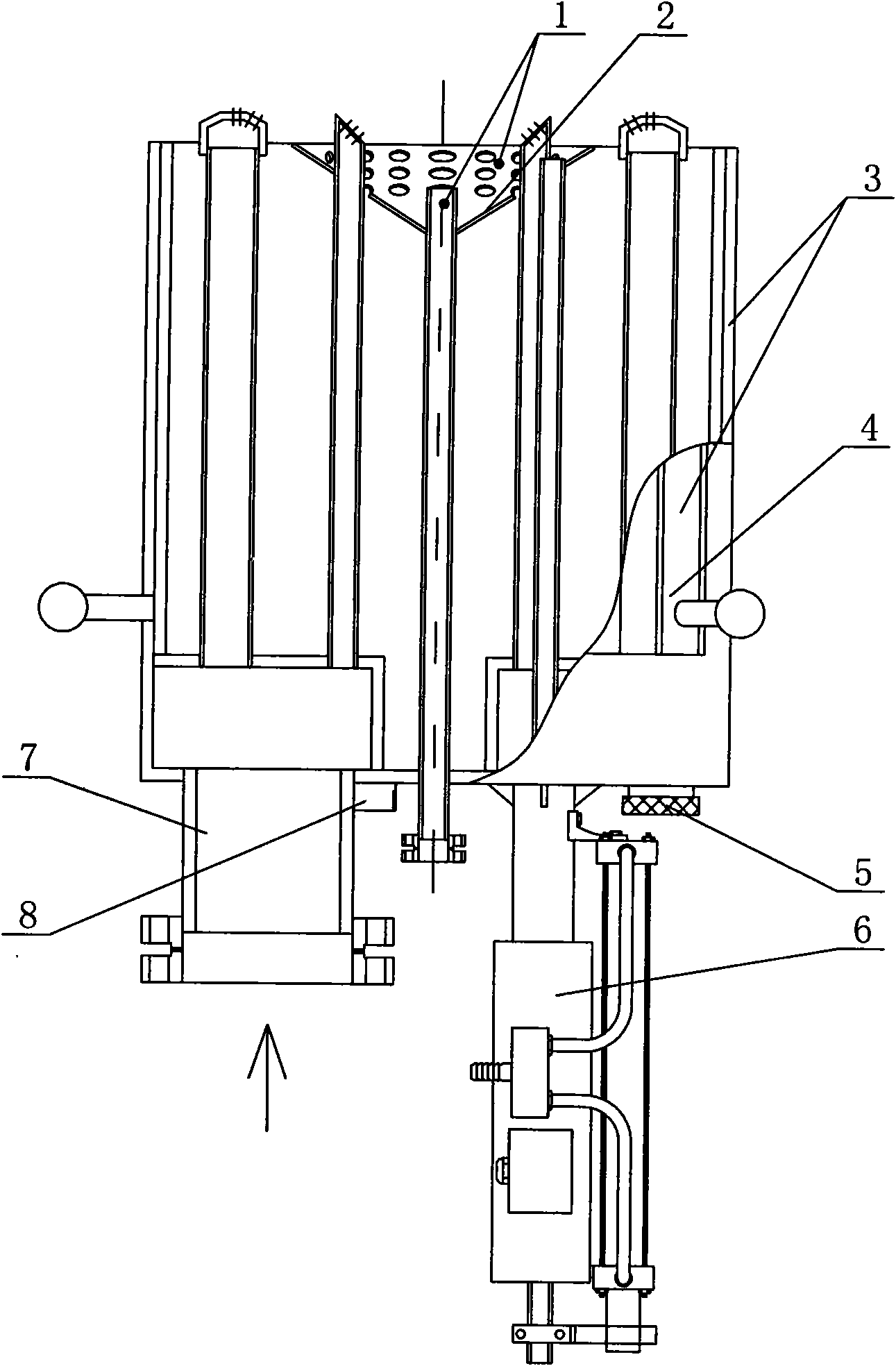 Tube furnace burner