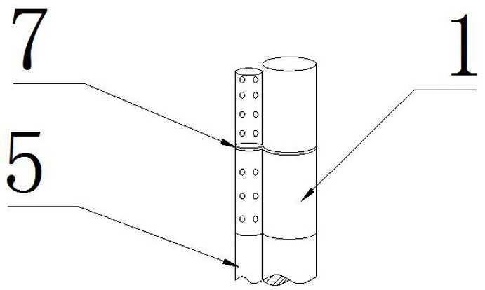 Distributed type coal mine gas pressure measuring system