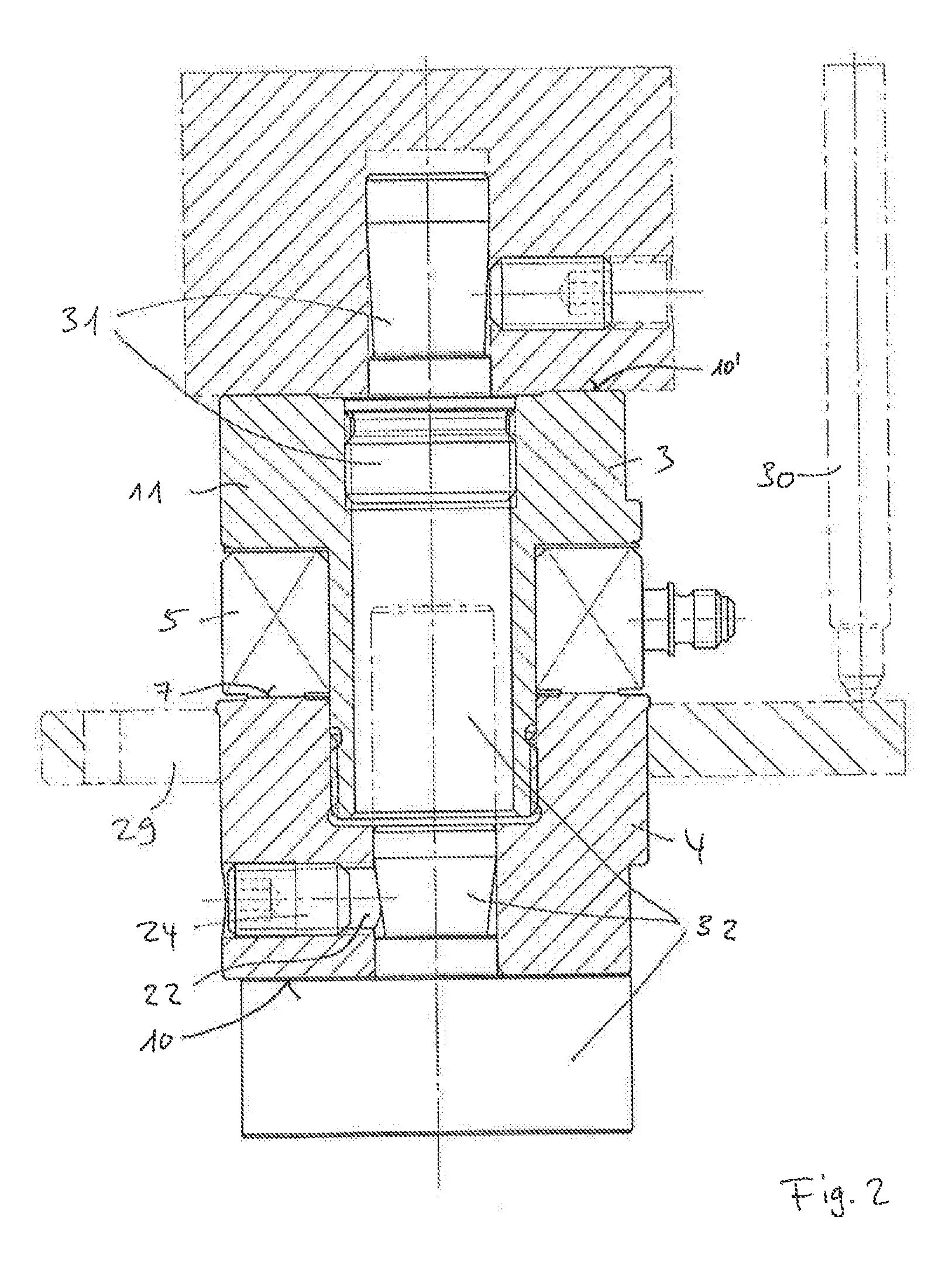 Force sensor for manually operated or pneumatic presses