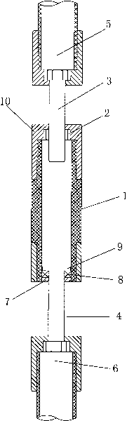 Single-end adjusting element of special hanger for cable tray