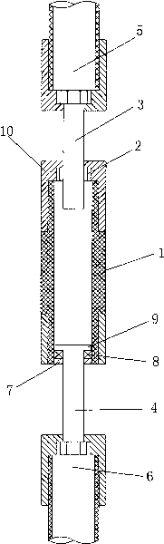 Single-end adjusting element of special hanger for cable tray