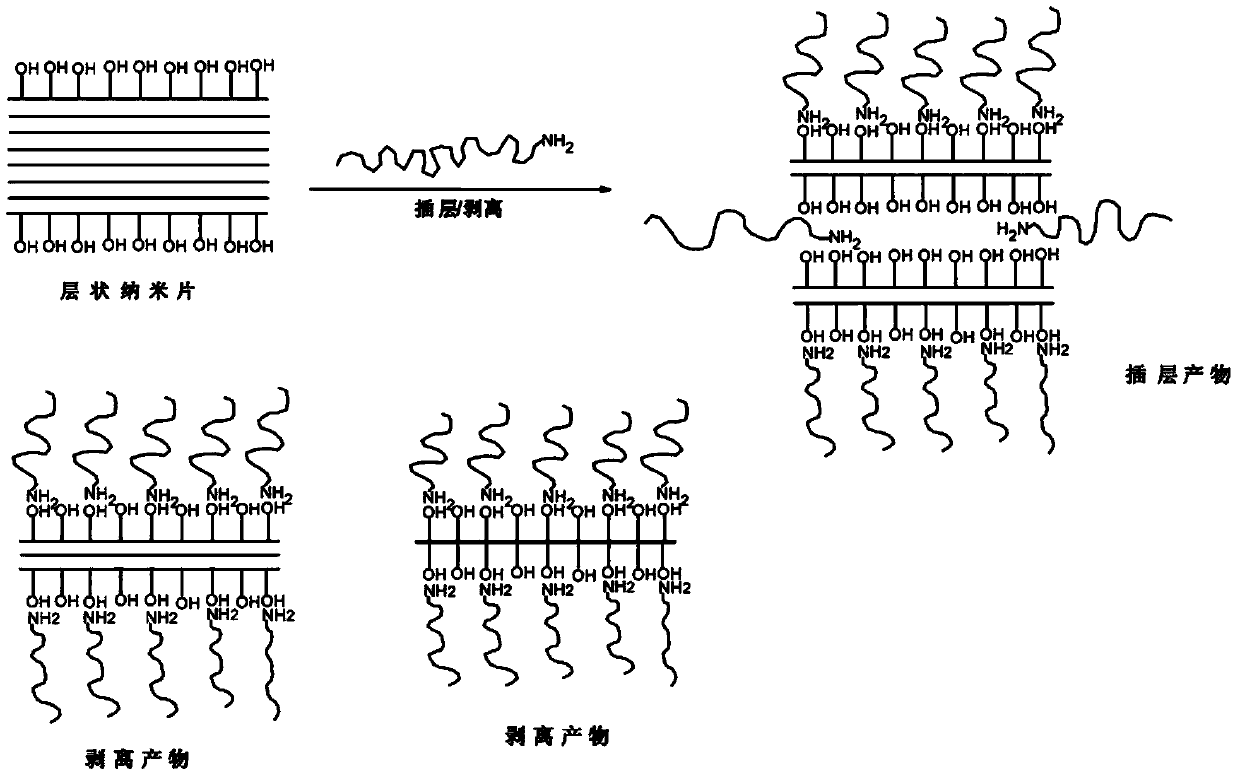 Method for simultaneously and stably dispersing laminated nanosheets and spherical nanoparticles in oily medium and application thereof