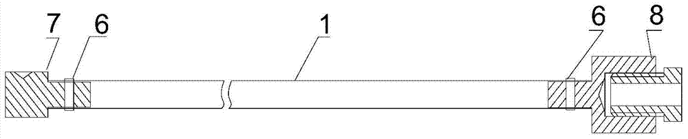 Vortex-induced vibration test device for multi-span submarine pipeline under the condition of uniform inclination angle and incoming flow