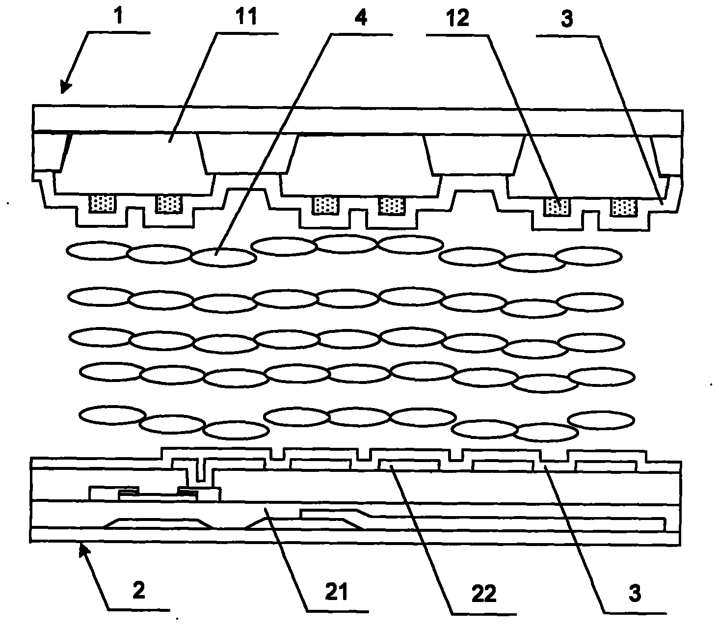 Liquid crystal display device with transverse electric field mode