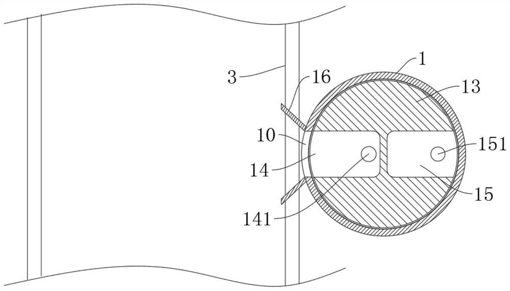 Domestic sewage purification treatment device