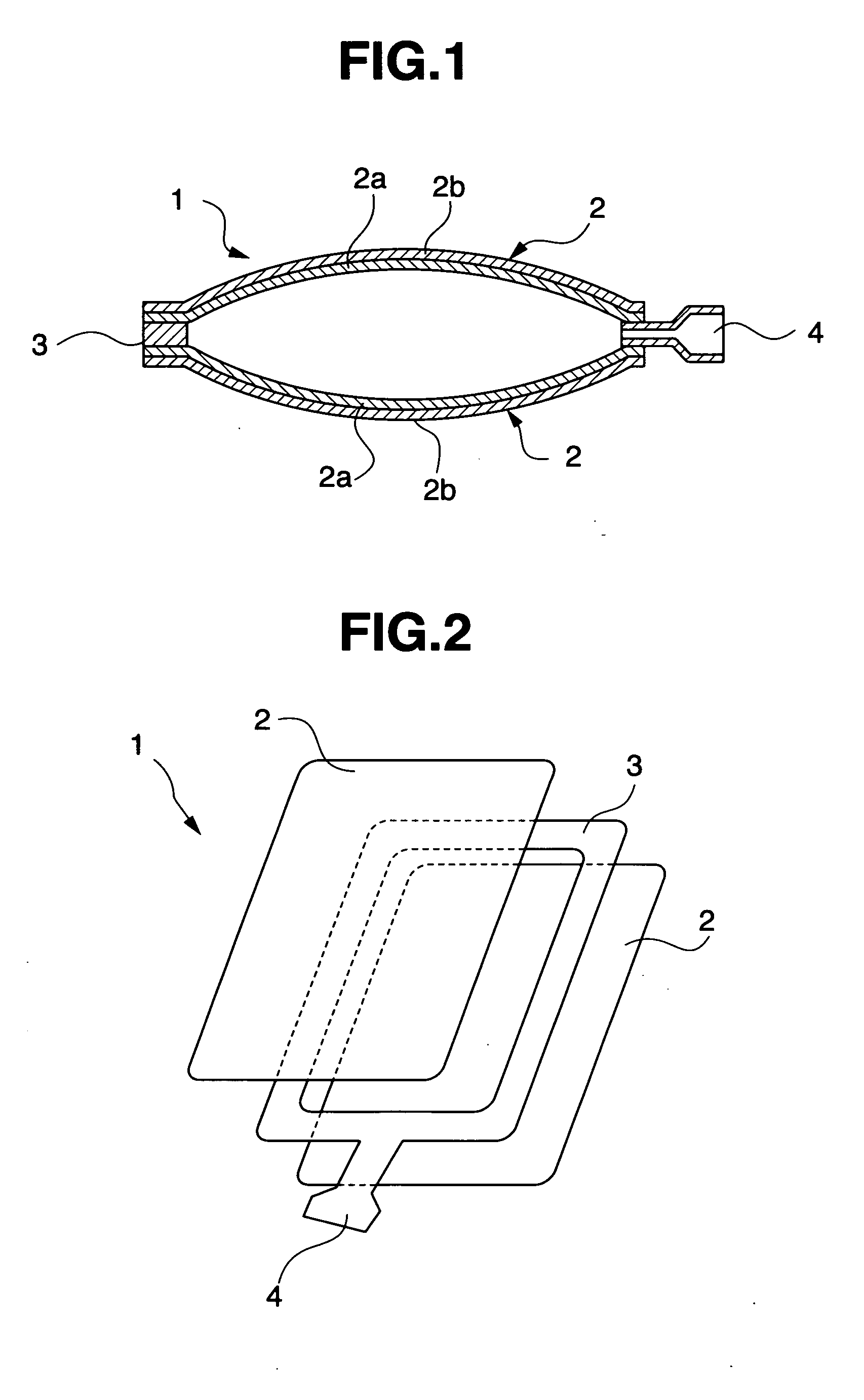 Packaging bag and method for production thereof