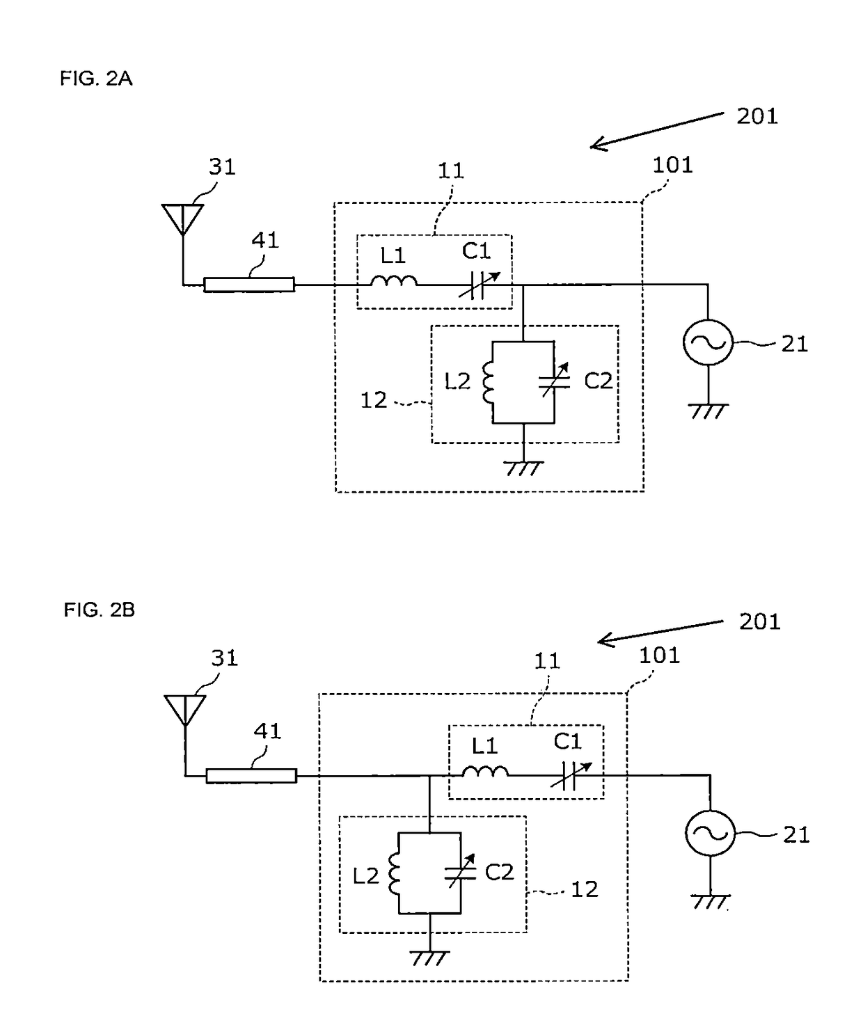 Antenna matching circuit, antenna circuit, front-end circuit, and communication apparatus