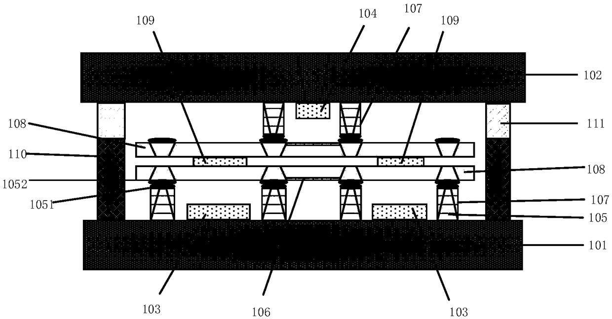 Wafer level hetero integrated high frequency system and production method thereof