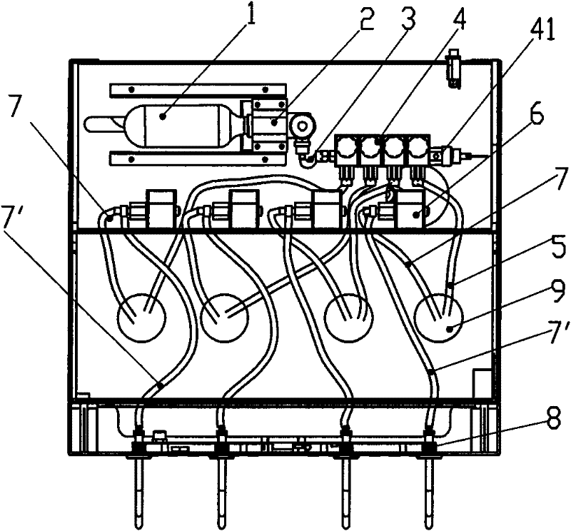 Refrigeration machine for refreshing red wine and automatically pouring wine