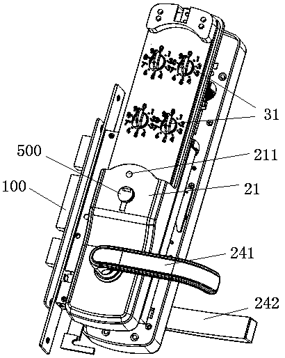 password exterior door lock