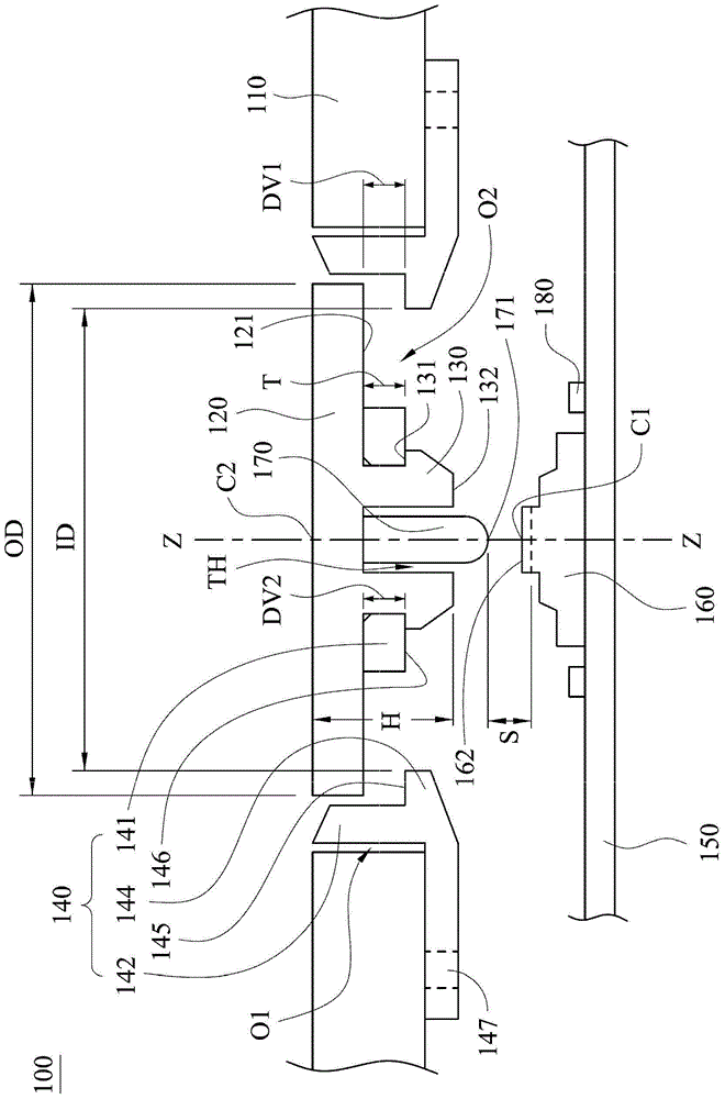 Press key mechanism