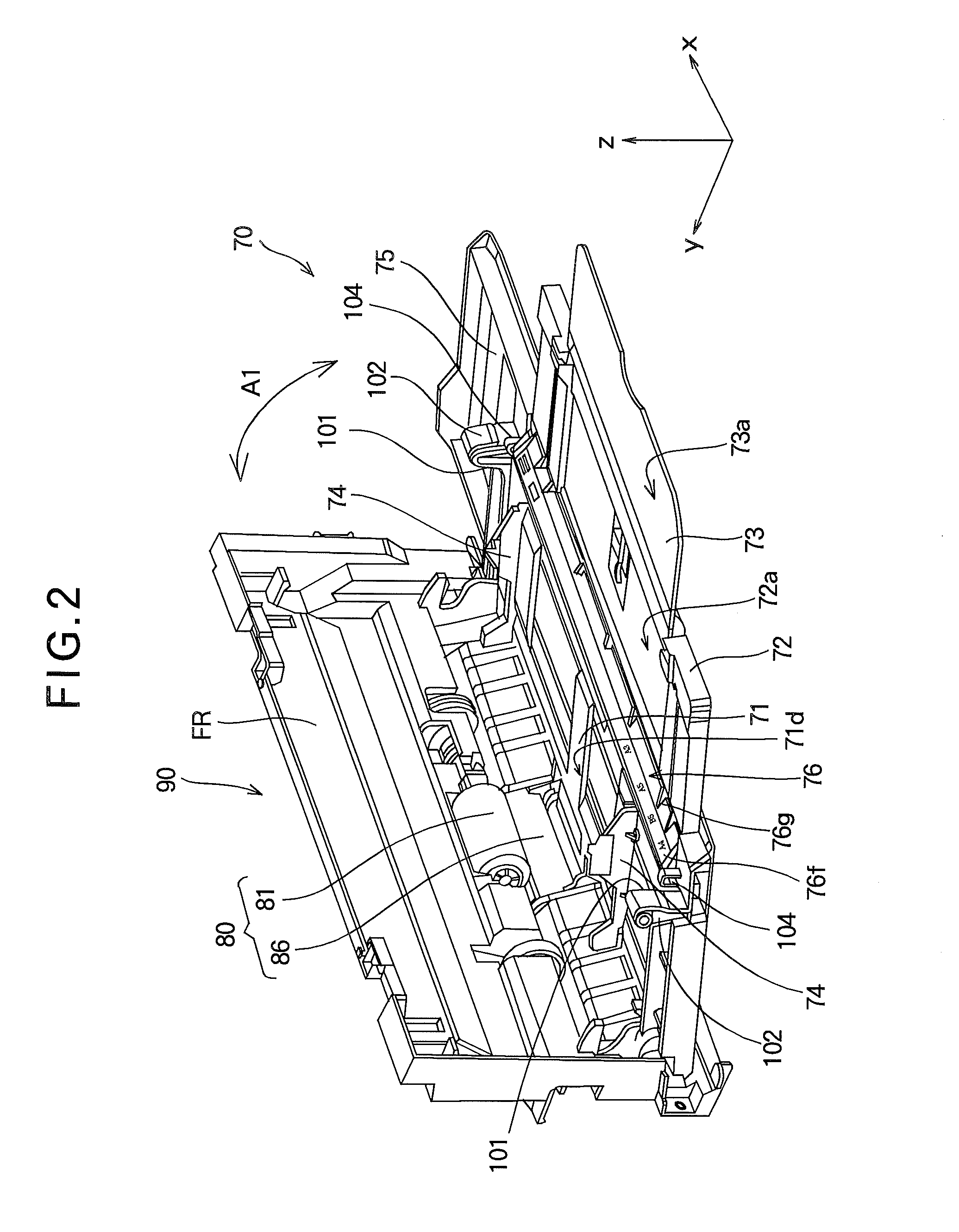 Sheet-medium Conveying Device and Image Forming Apparatus