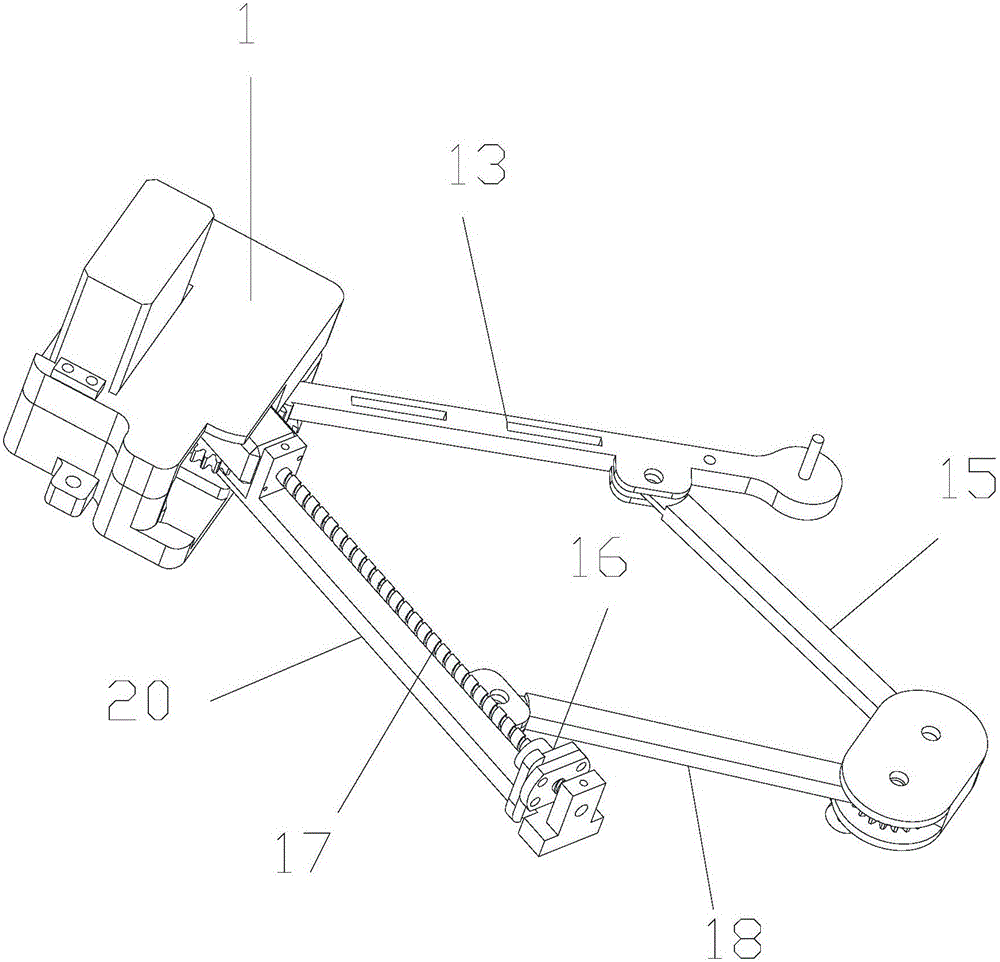 Multi-connection-rod jumping mechanism