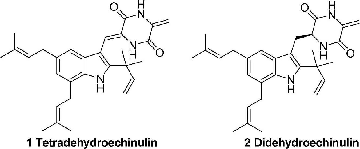 Application of indole diketopiperazine derivatives