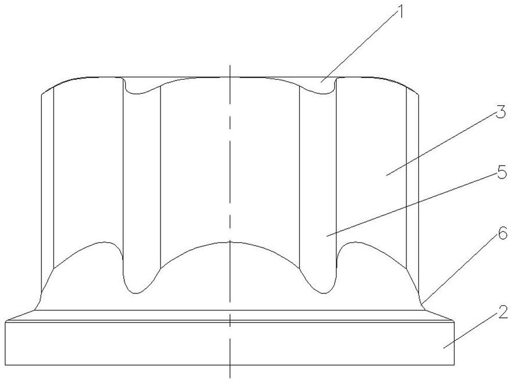 Automotive pattern nut and forming method thereof