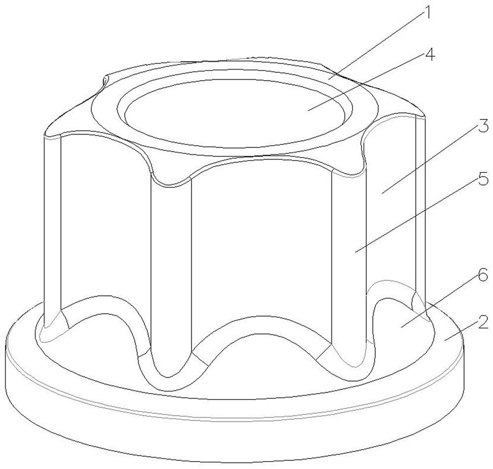 Automotive pattern nut and forming method thereof