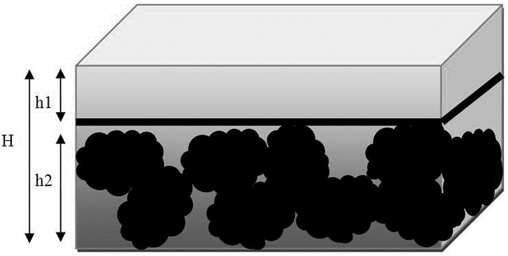 Preparation method of gradient graphene/polyurethane conductive composite material