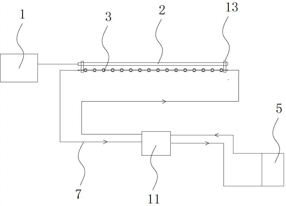 Cooling system for photovoltaic power generation module