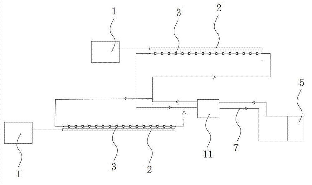 Cooling system for photovoltaic power generation module