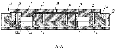 Sample preparation device for ring shearing experiment of soil body under water-chemistry condition