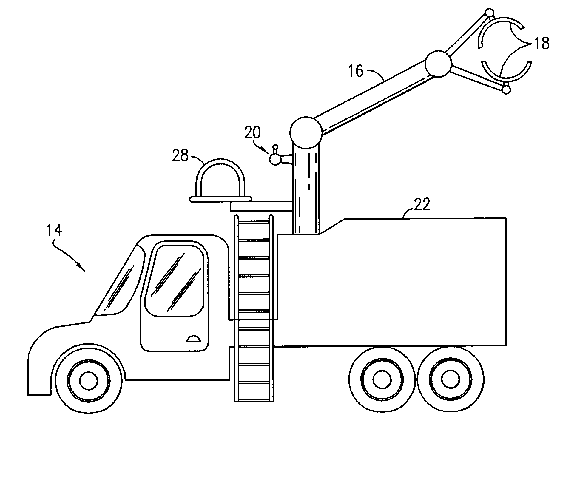 Method and system for construction debris removal from a construction site