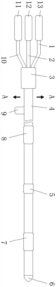 Double-balloon catheter device for gastrointestinal anastomosis