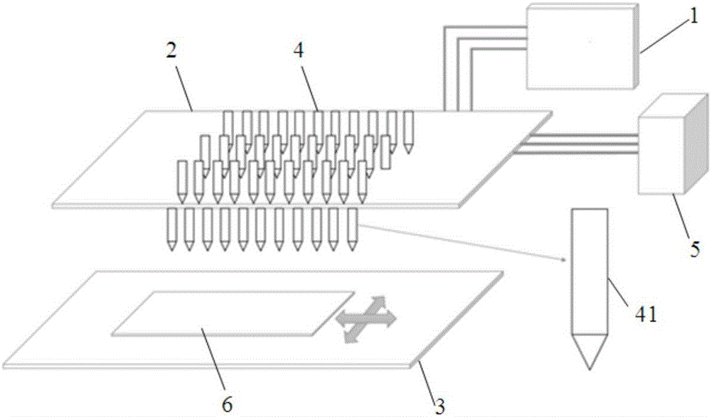 Film preparation device and preparation method based on ink-jet printing