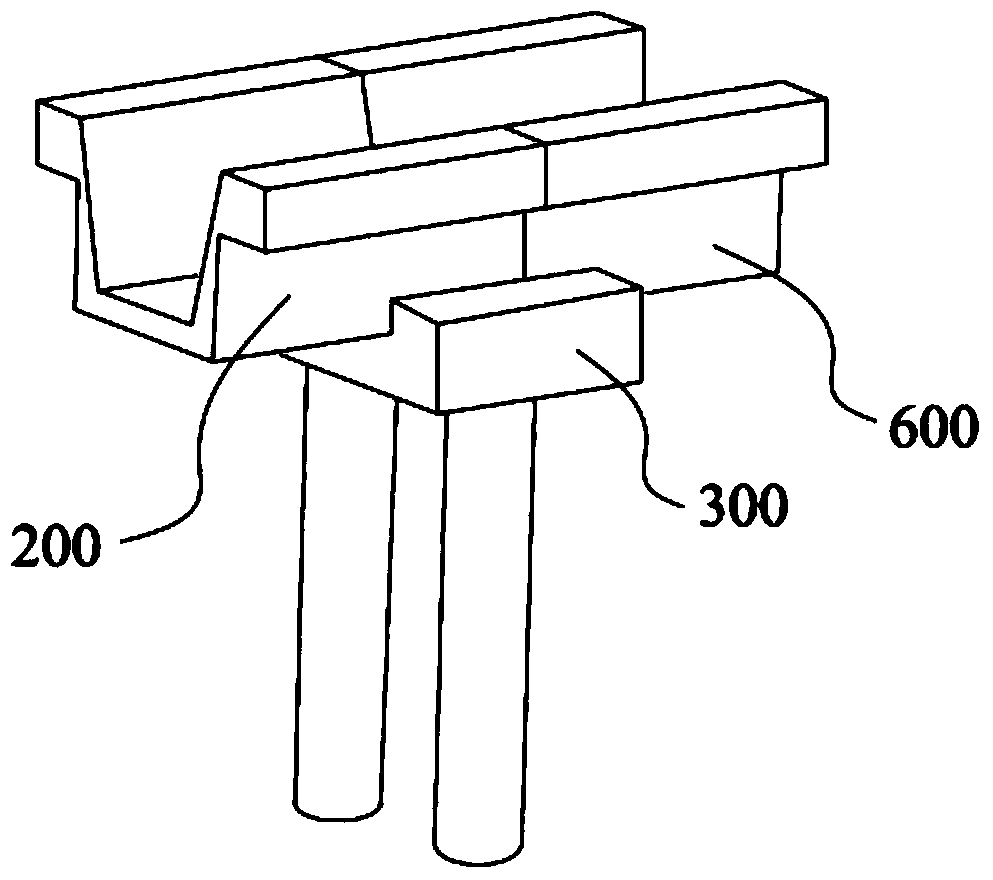 Real-time automatic monitoring system of bent slope pier beam displacement