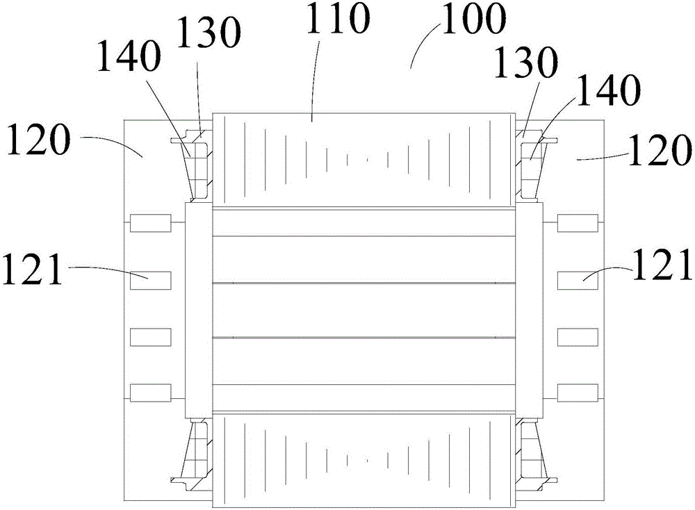 Motor and stator structure thereof