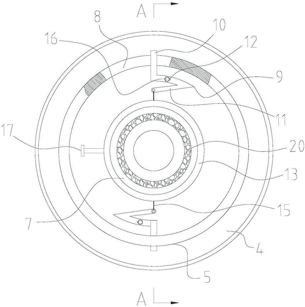 Sliding wheel for multi-wire sawing machine