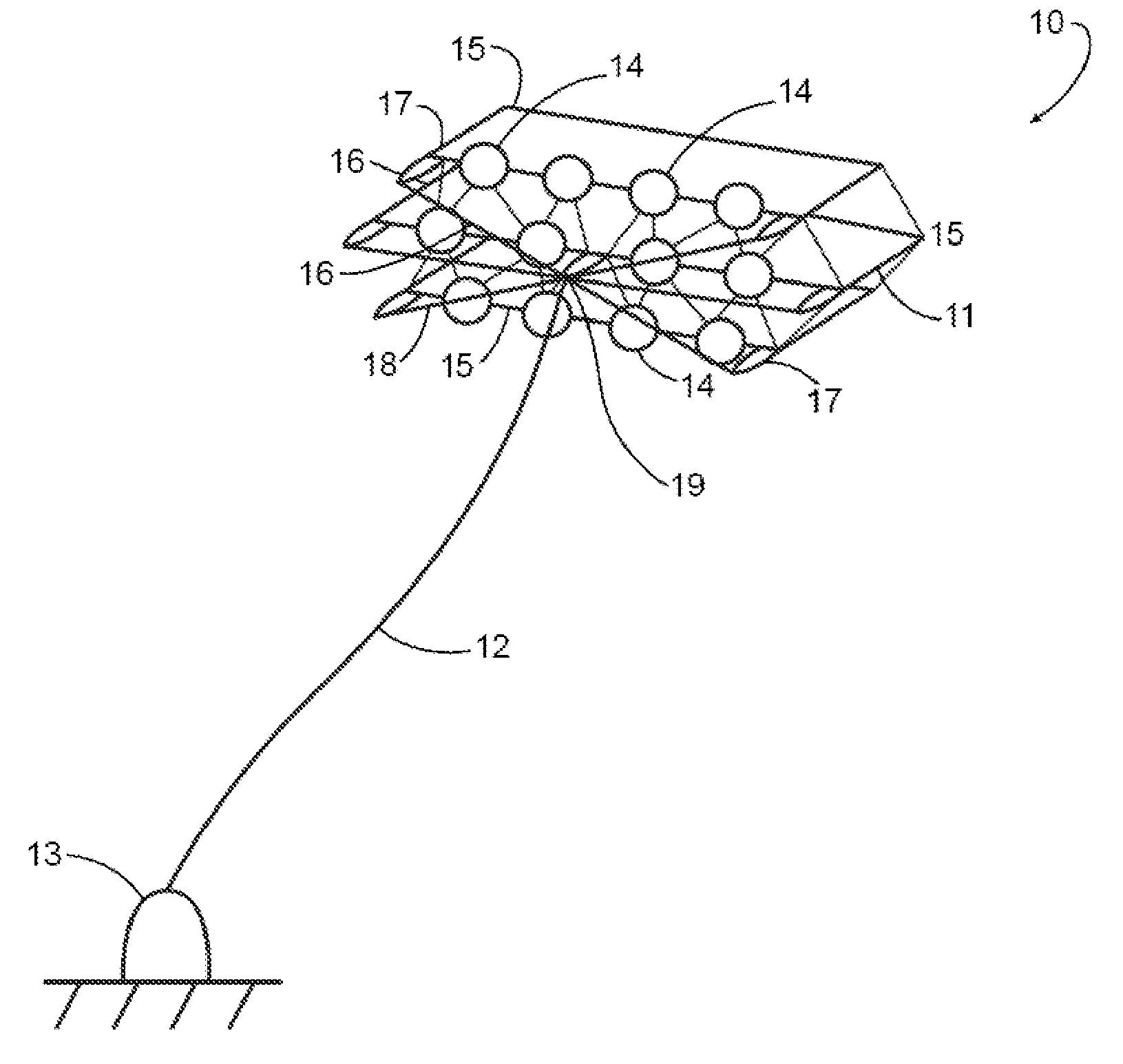 Method for Generating Electrical Power Using a Tethered Airborne Power Generation System