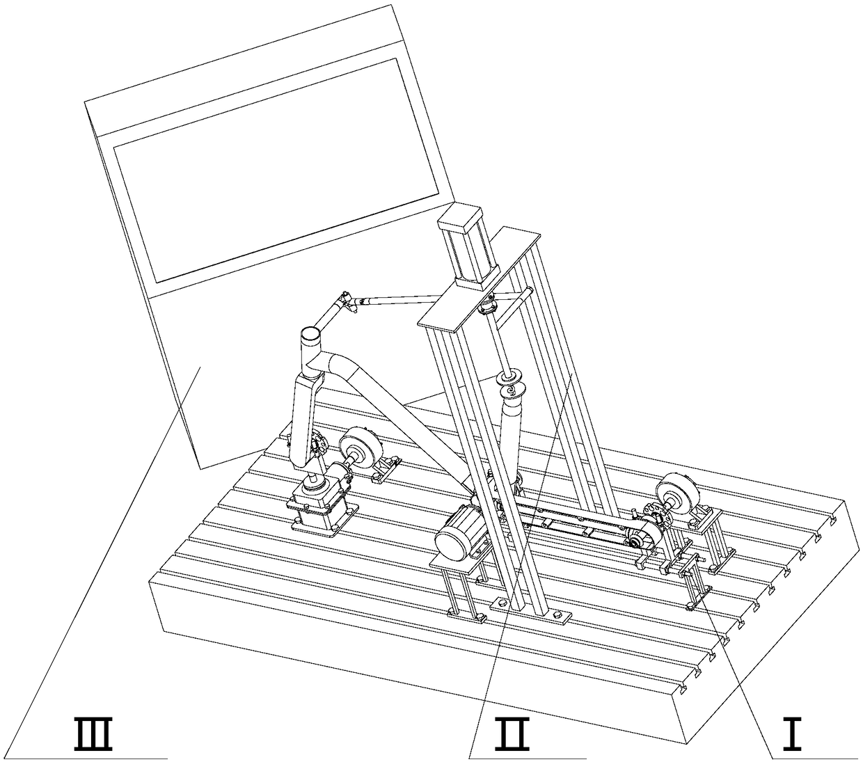 Mobike frame reliability test device