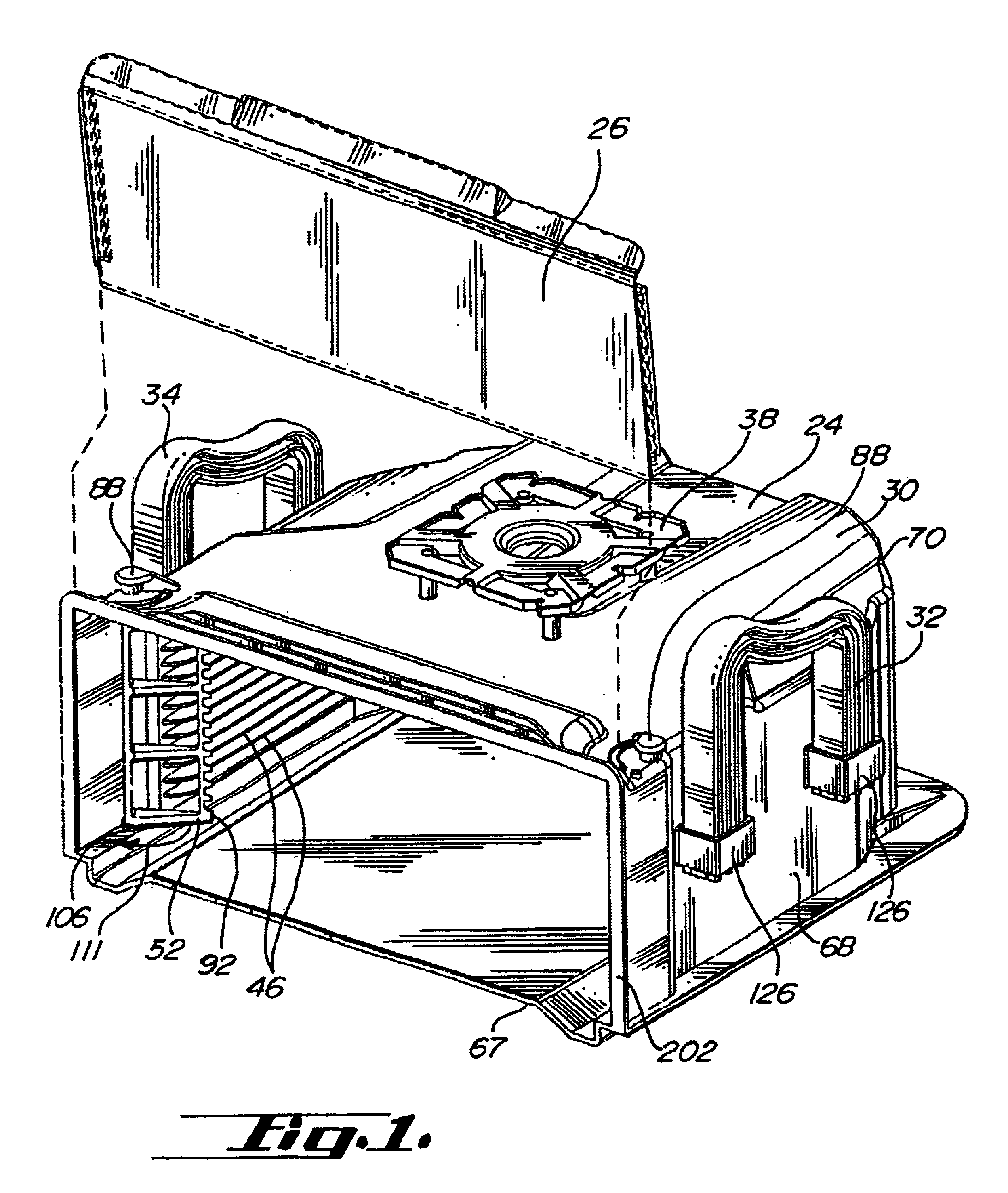 Horizontal cassette