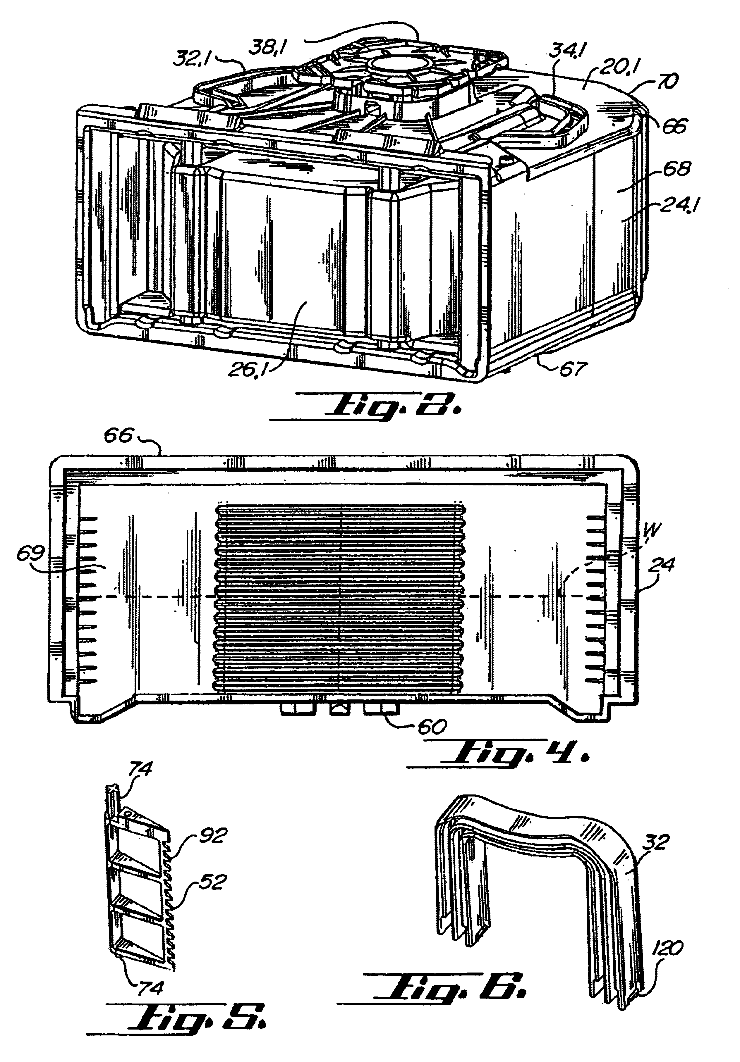 Horizontal cassette