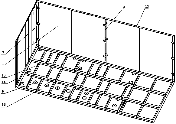 Snow melting car and heat insulation box thereof