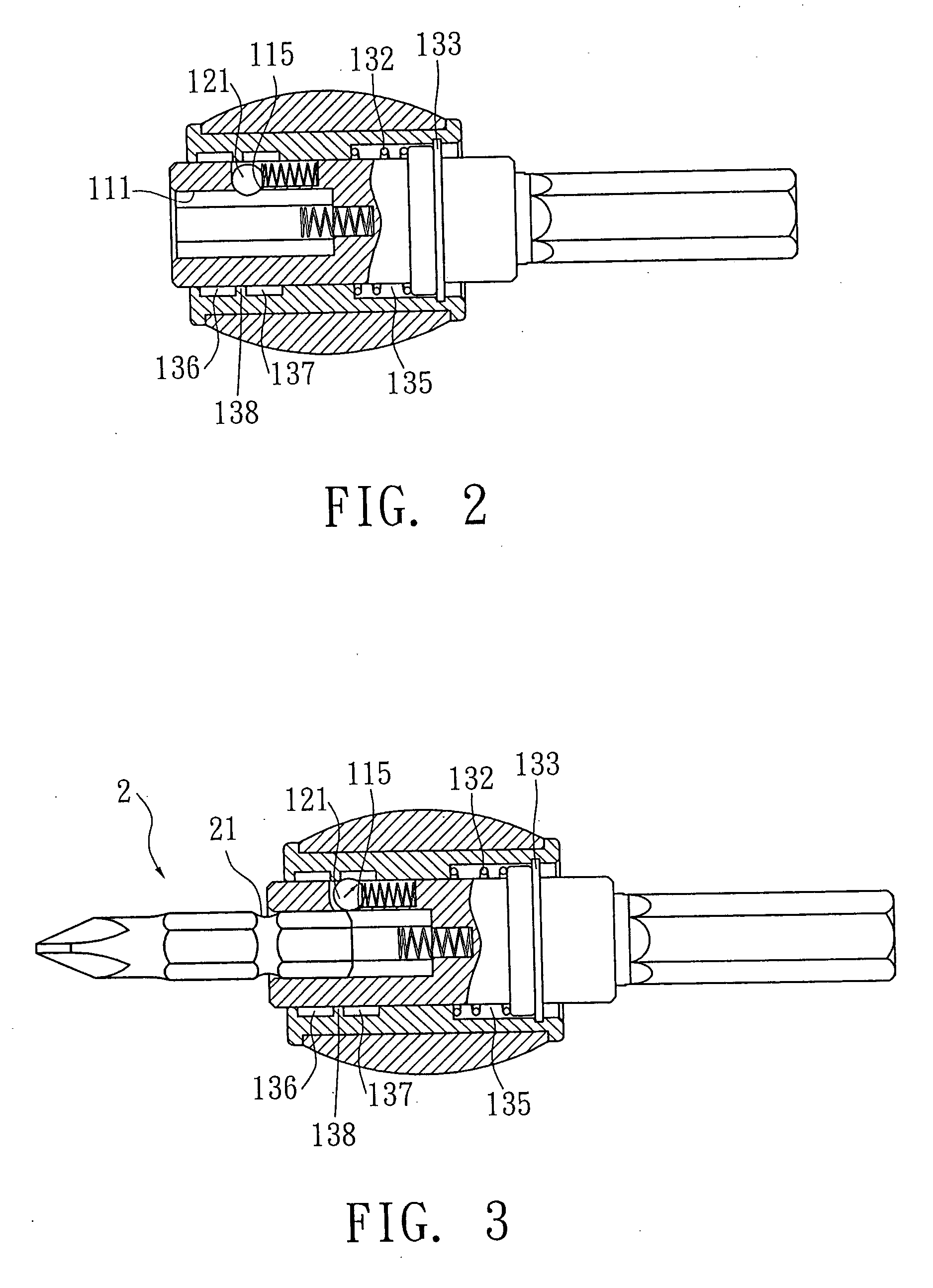 Screwdriver fast connector