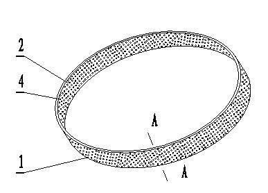 Rubber belt for bone-meat separator