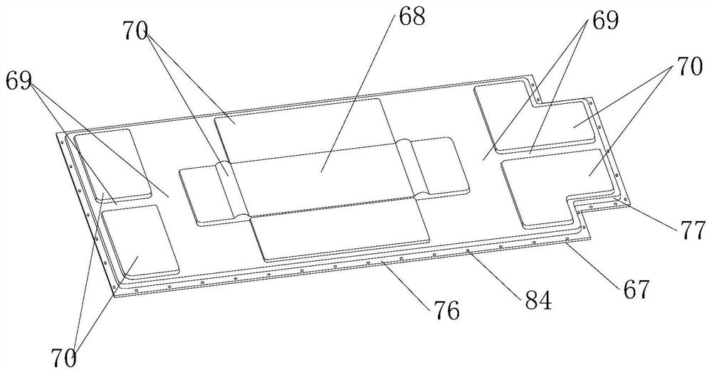 Rotary table for positioning battery compartment top cover and processing device with the same