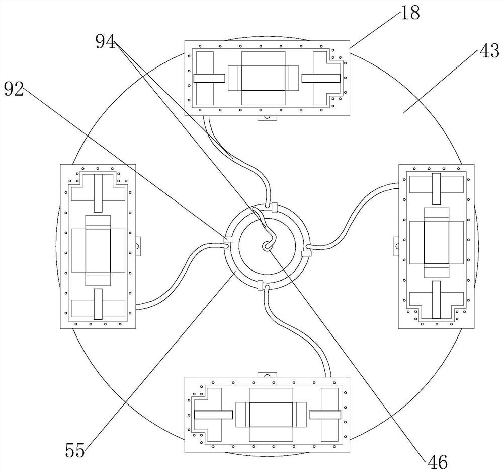 Rotary table for positioning battery compartment top cover and processing device with the same