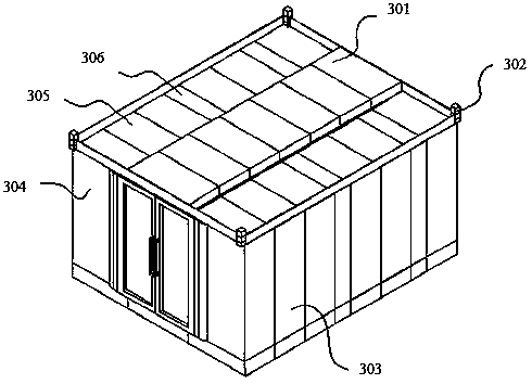 Modularized data center machine room provided with sealed channels