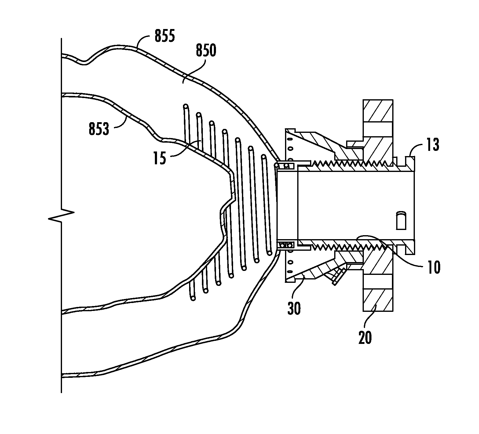 Systems for implanting and using a conduit within a tissue wall