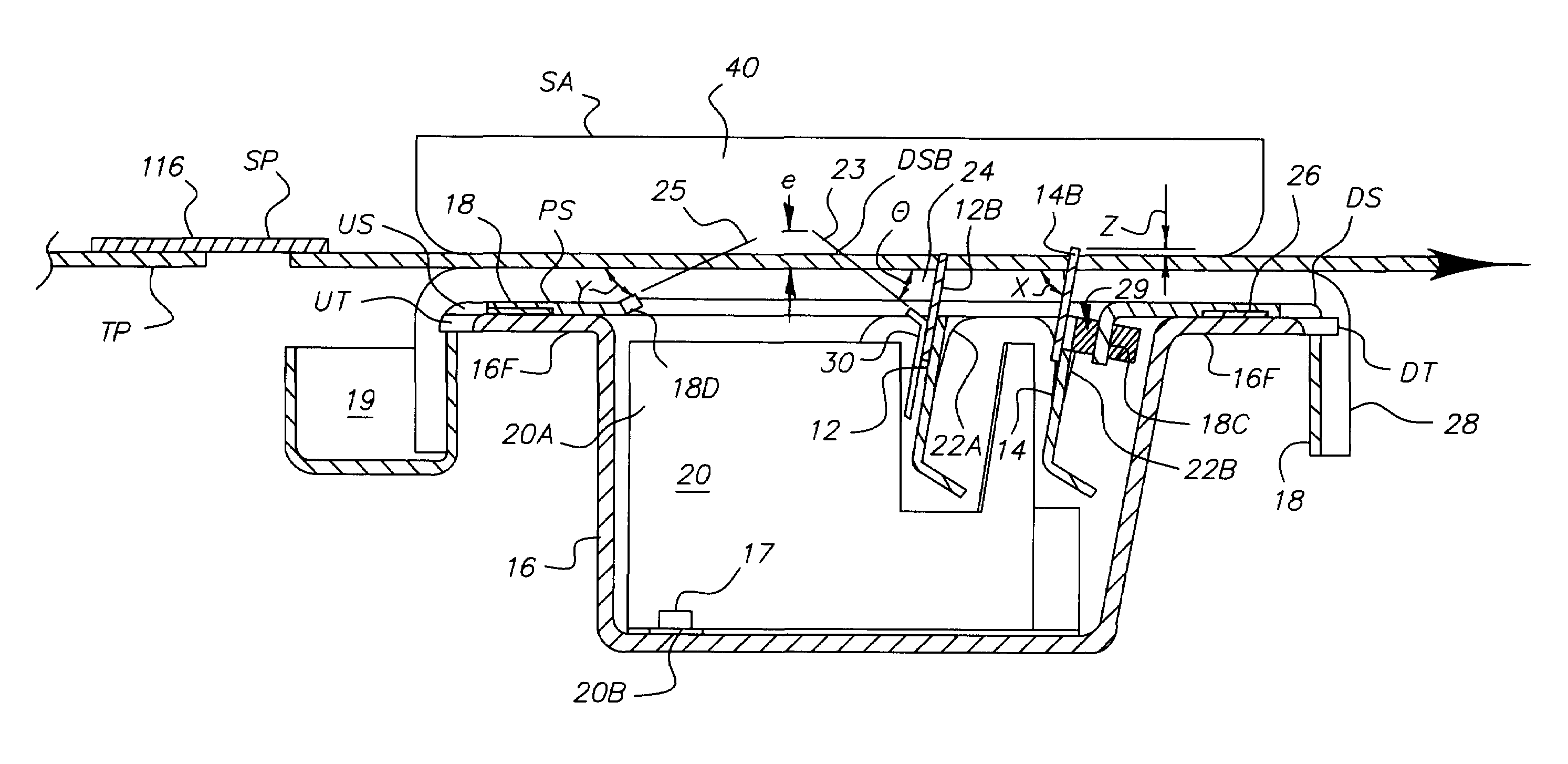 Blade cleaner cartridge with dust and lint seal blade