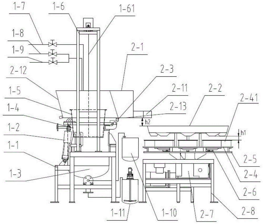 Integral suction filtration and distribution device for manufacturing initiating explosives