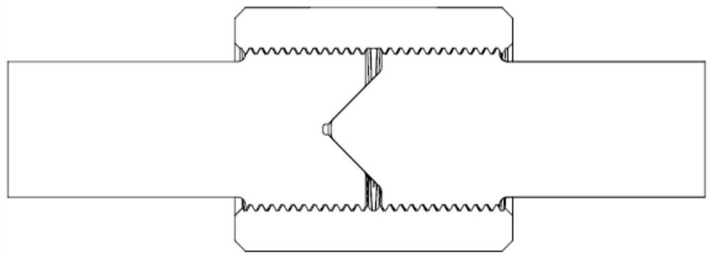 High centering precision fixture connection device for mechanical testing machine